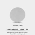 Durable Reusable Coffee Puck Screen - 304 Stainless steel Coffee Portafilter for 51/54/58mm Barista Accessorie KFGL01 Zpaxo 53mm 1pcs