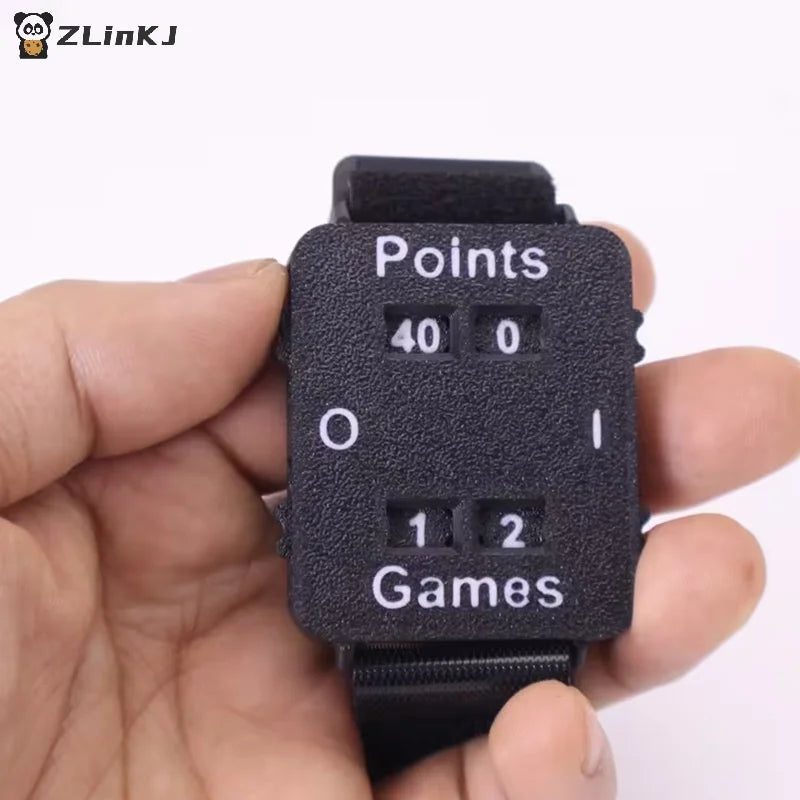 ▶1Pcs Portable Cricket/Tennis/Padel Scorer Wristband Instant Score Tracker No Memory Loss Suitable For Referees, Players Zpaxo
