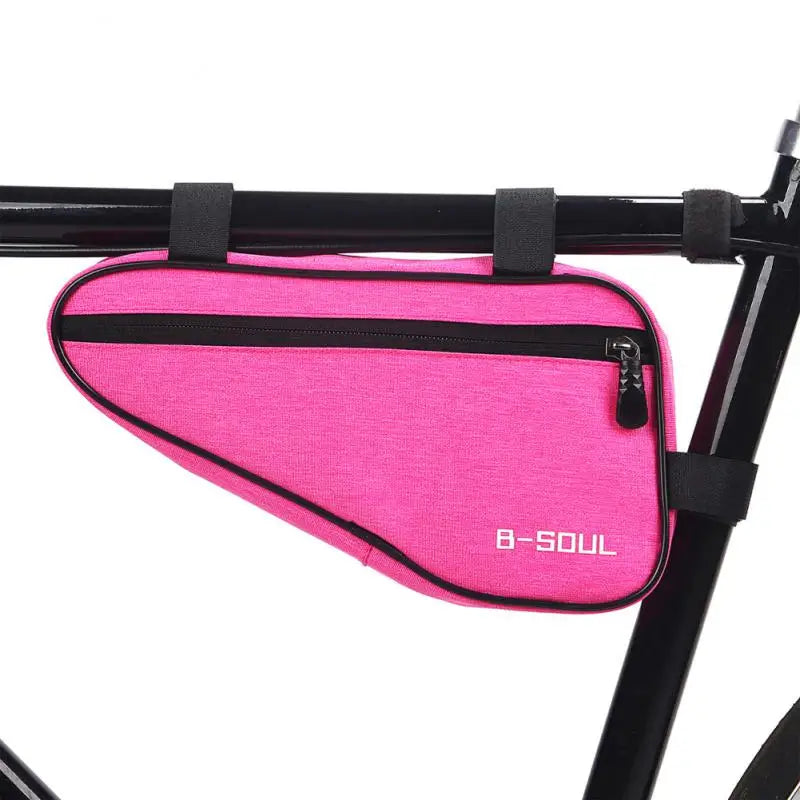 Bicycle Triangle Bag Front Tube Frame Saddle Storage Bag Waterproof Pouch Durable Bike Versatile Durable Bag Bicycle Accessories Zpaxo