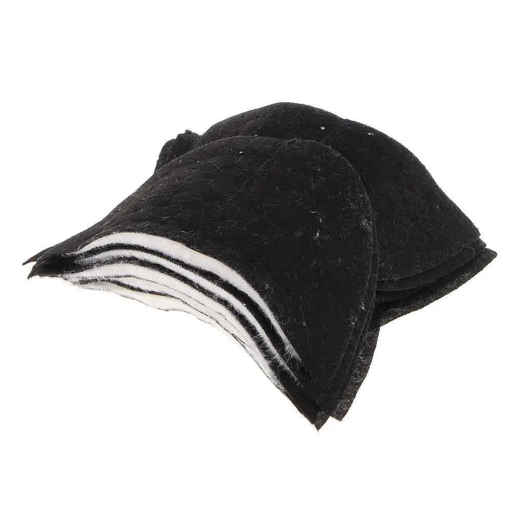 5 Pairs Soft and Comfortable Cotton Suits Sponge Shoulder Pads for Suits T-Clothes, 0.8cm/1cm/1.2cm Suit Shoulder Pad for Sewing Zpaxo 1cm