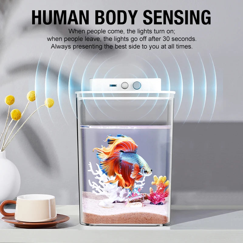 Desktop Fish Tank Lazy Fighting Self Circulating Ecological Living