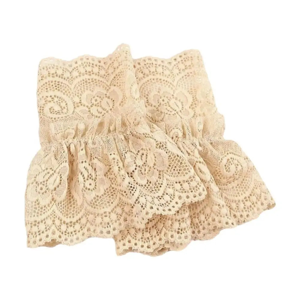 Clothing Accessory Lace Trim Fake Cuff Detachable Hollow False Sleeve Cuffs Lace Cuff Zpaxo