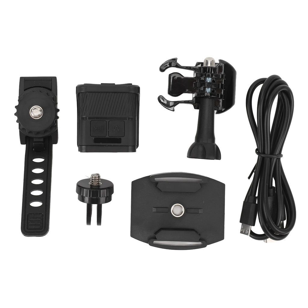 Bike Camera Support 256GB Card 1080P Handlebar 120 Degree Wide Angle