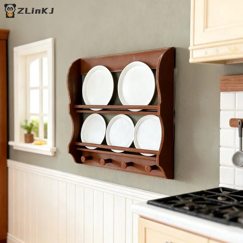 Dollhouse Mini Kitchen Utensils Tableware Simulation Cookware Toys Zpaxo