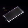 Glass Nail Palette Gel Polish Pallet Mixing Drawing Paint Plate Pad