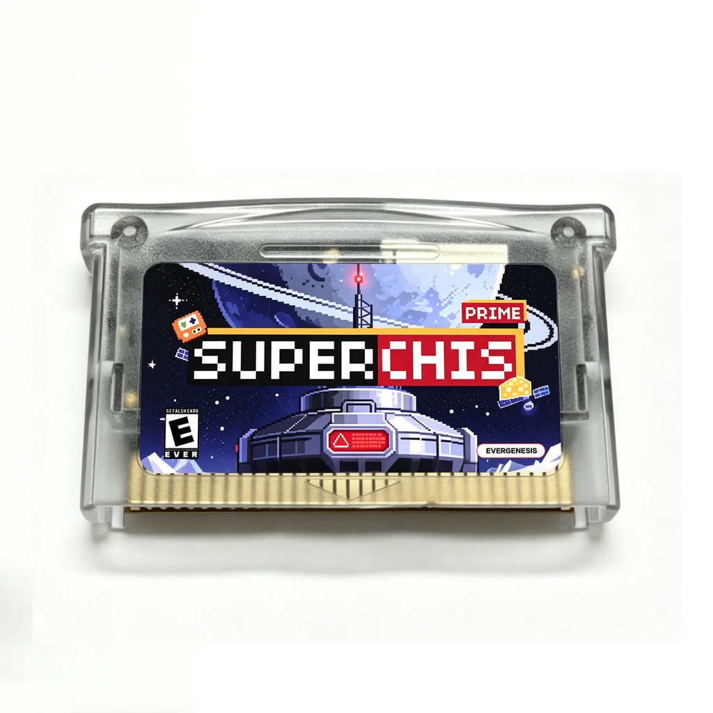 SuperChis 2.0 Prime 5000-in-1 Game Reader Cart for GBA/NDS/GBA SP/GBA Player SDRAM Powered SuperFW NOR Flash Cart Zpaxo