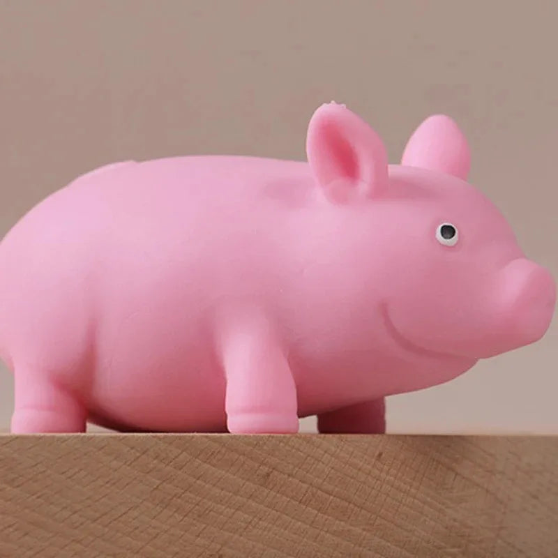 Stress-relieving Piggy Figurine Relief Cute Pink Pig Toy Suitable