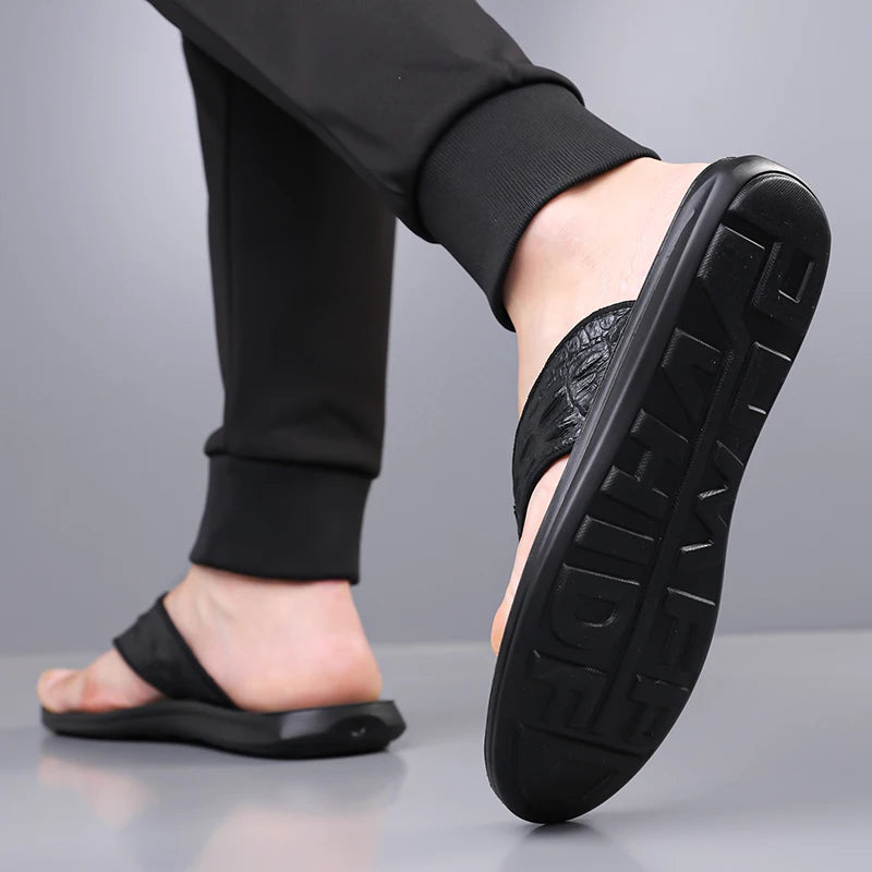 Men's Slippers Comfortable Lightweight Soft Sole Casual Slides Indoor