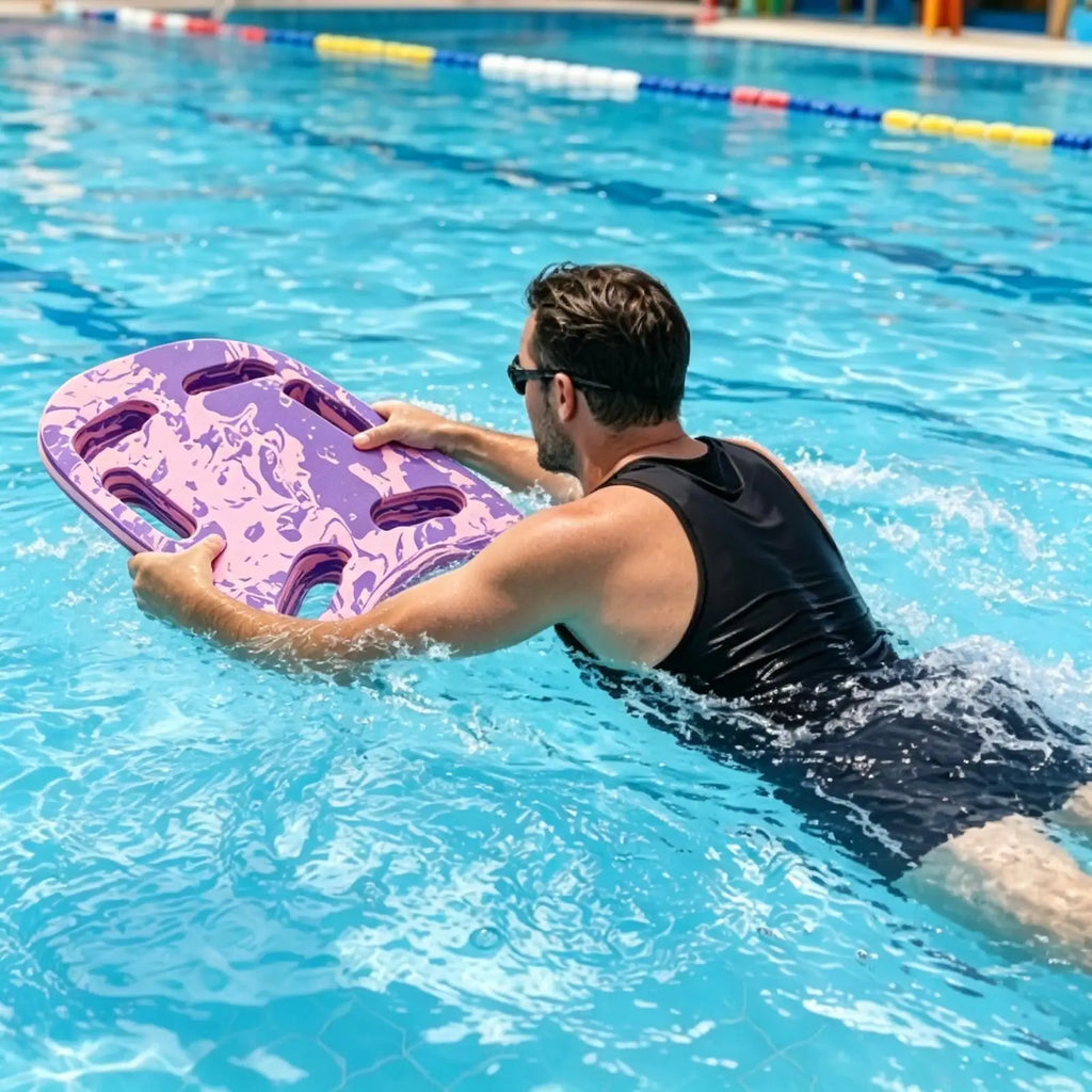 Swim Board Multi-hole Handle Kick Swimming Training Aid Beginners