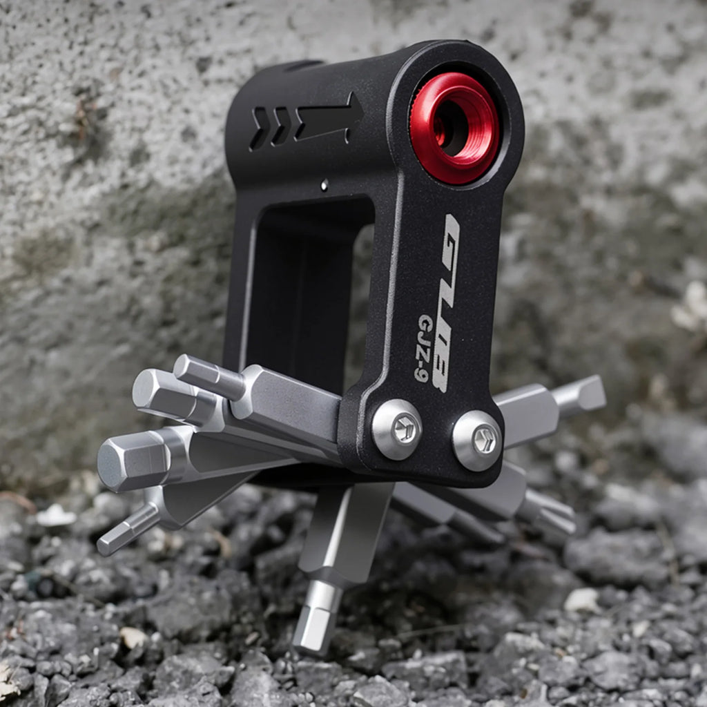 Unisex 9-in-1 Portable Mini Bicycle Multitool Compact Bike Repair