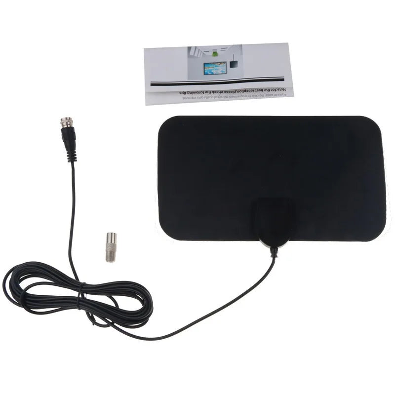 Digital TV Antenna Booster Hign Gain Definition Aerial HD Flat Indoor