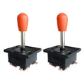 652F Elliptical Handle Arcade Joystick with Adjustable Shafts Length High Strength Arcade Controller with Handle for Cabinets Zpaxo Red CN