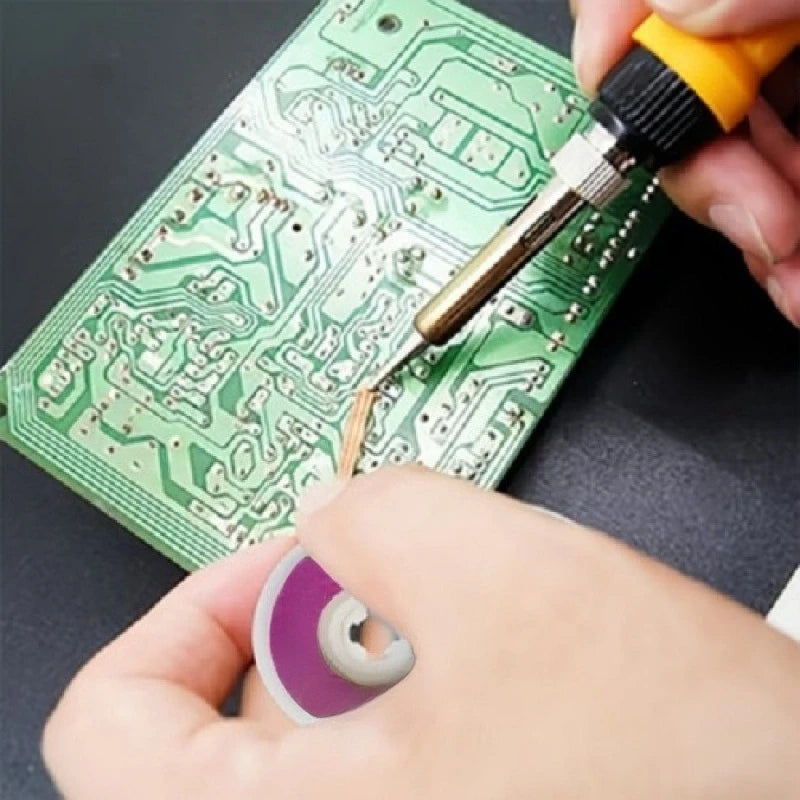Desoldering Mesh Braid Tape Wire Repair Tool Copper Welding Point Solder Remover for Wire Soldering Wick Tin Lead Cord Flux Zpaxo
