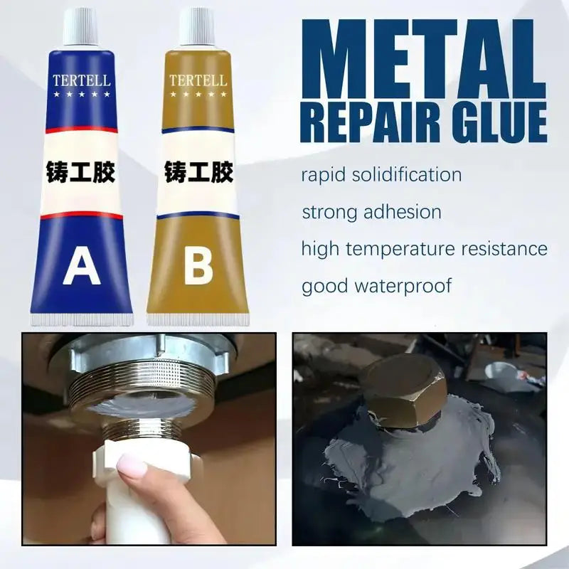 welding-grade casting adhesive-no power supply, machinable/grindable/paintable, used for metal and metal casting defects. Zpaxo
