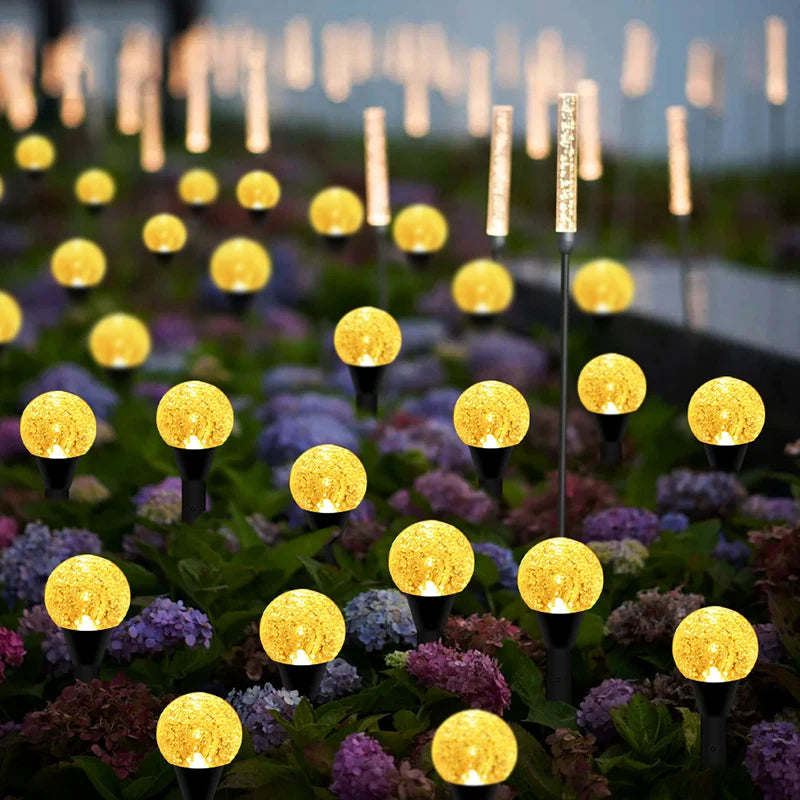 RGB Solar Garden Light String Waterproof Christmas Decoration Lights 2026 Lawn Chain Lamp for Outdoor Festive Lighting Zpaxo