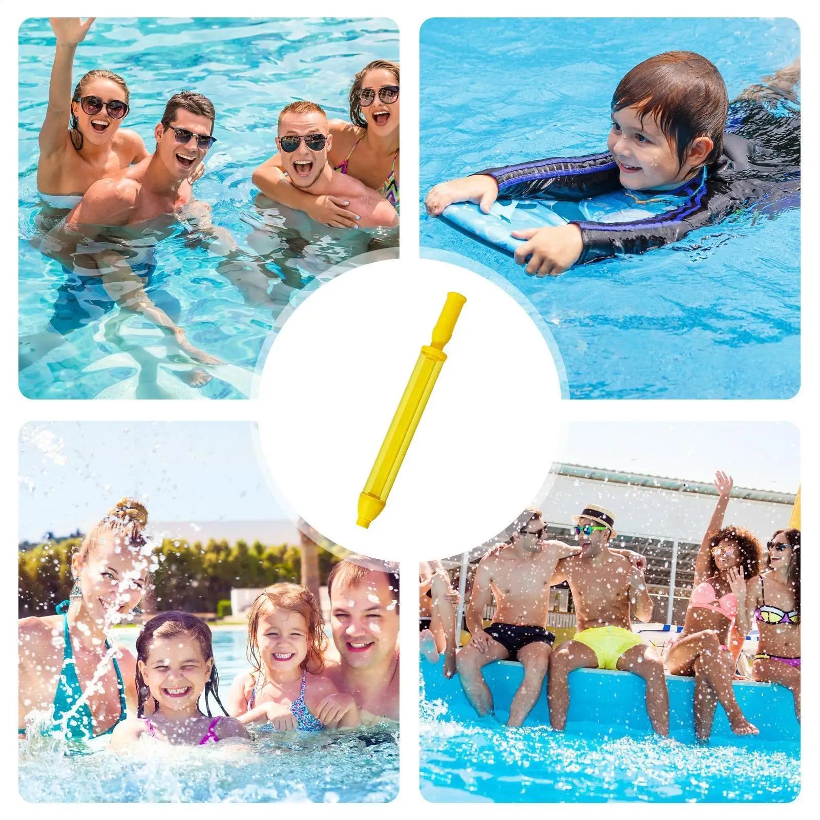 Kids Water Toys LED Glowing Rainbow Fun Party Games Kids Summer Water Play Soaker Toy For Family Girls Boys Outdoor Garden Park Zpaxo