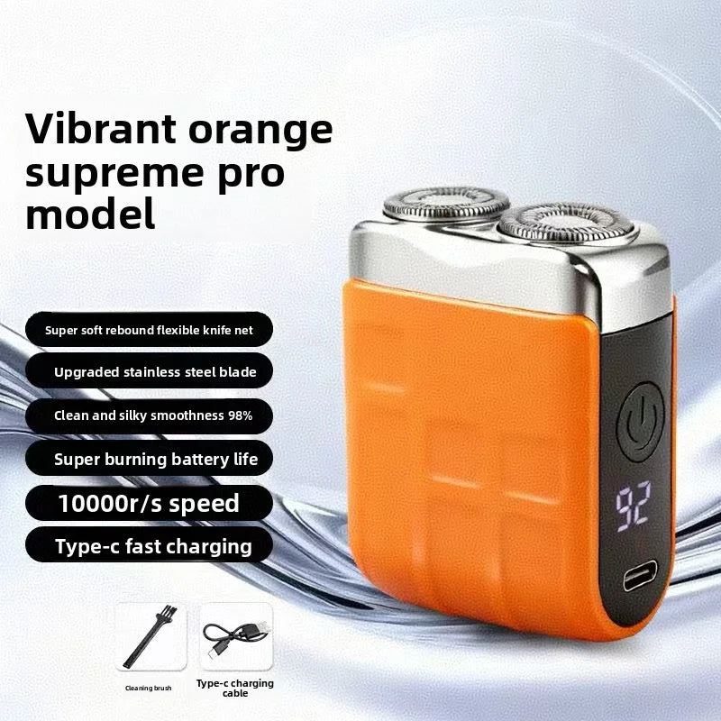 Electric Shaver Men Rechargeable Beard Blade Water Washed Digital Zpaxo 1pc 1