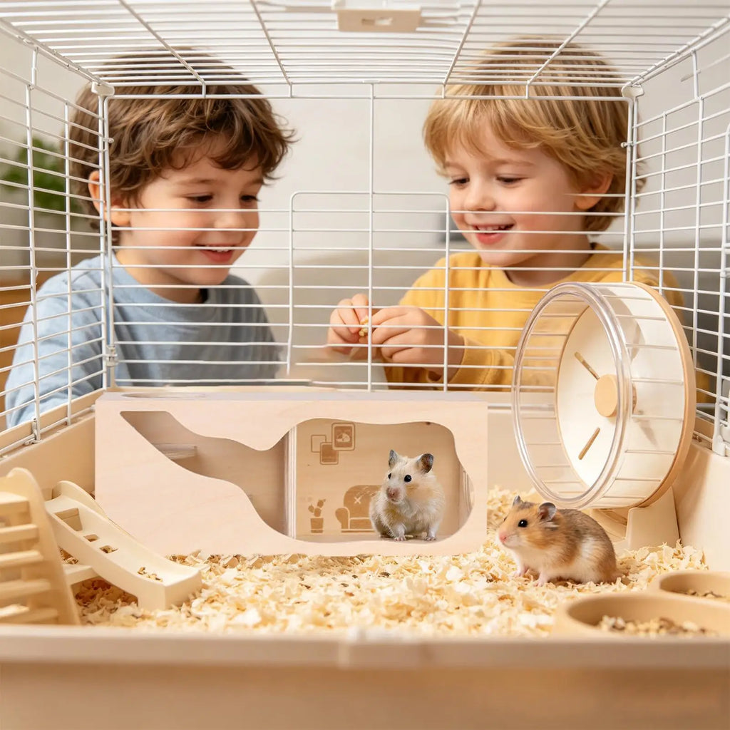 Hamster House Pet Tunnel Enrichment Toys Mouse Toy Enclosure Climbing