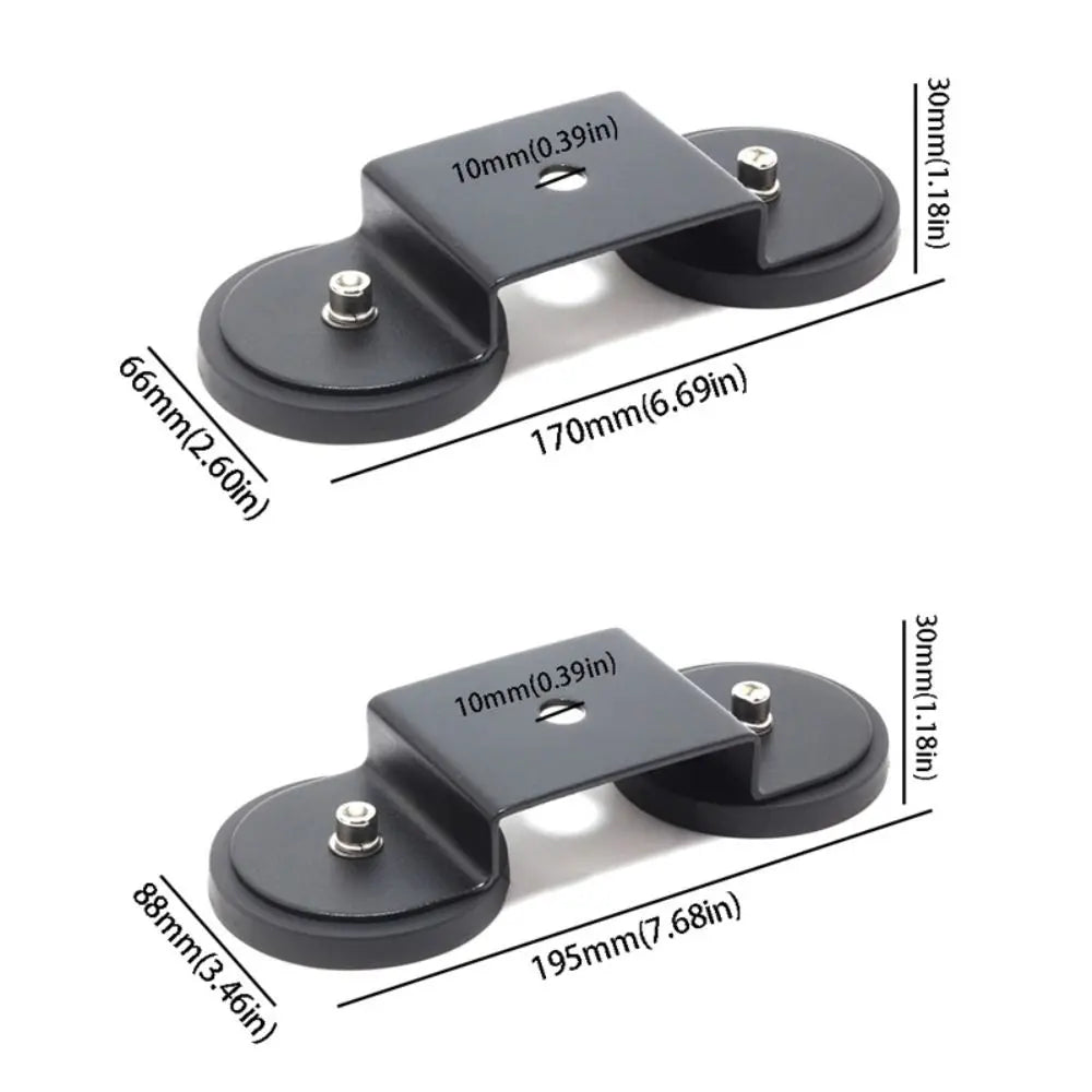 Modification Strong Magnetic Car Roof Light Bar Stainless Steel Powerful Mounting Base Holder 2 Pcs Off-Road Light Bar Trucks Zpaxo