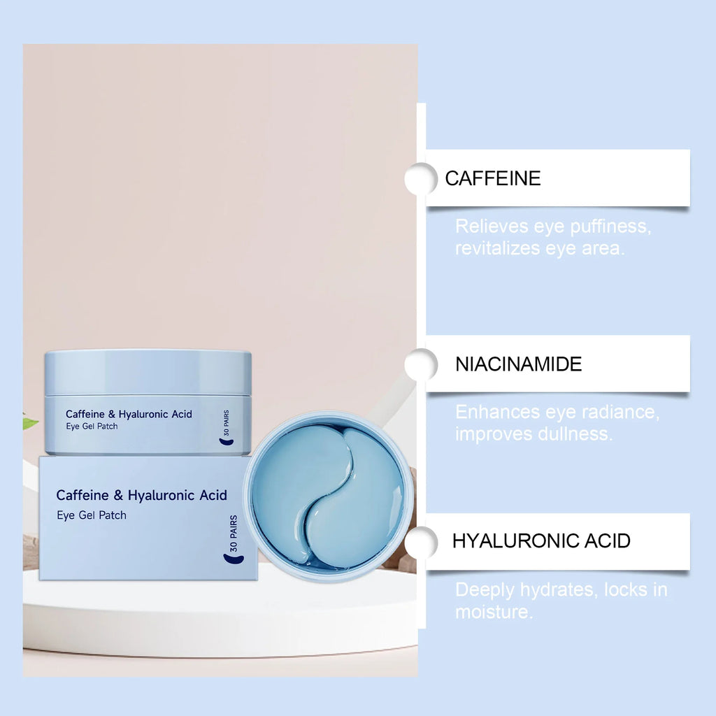 Coffee Eye Care Products Eye Cream with Roller Moisturizing Eye Mask Anti-Dark Circles Eye Serum for Puffiness Firming Hydration Zpaxo