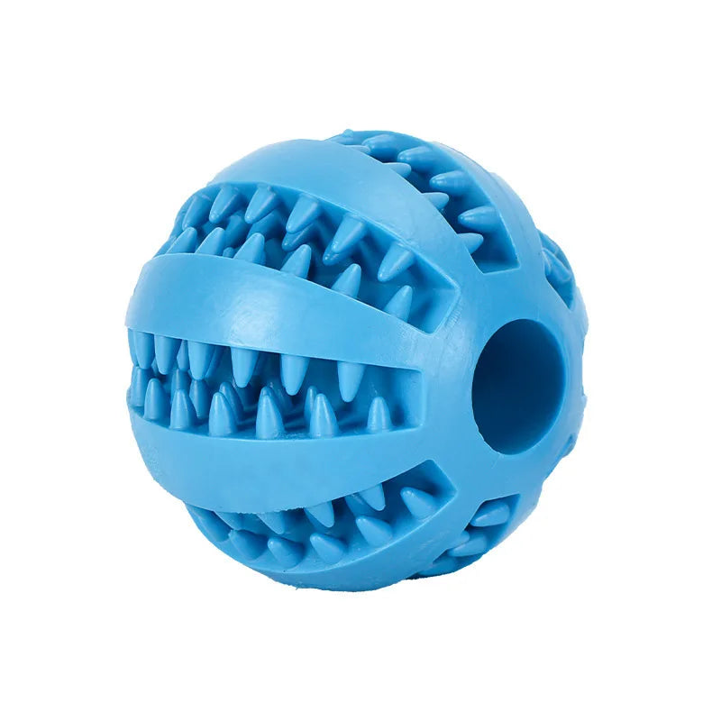 Dog Toy Ball Interactive Rubber Balls Puppy Chewing Toys Pet Tooth Zpaxo Dark Blue 5cm