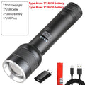 POCKETMAN XHP50 LED Tactical Flashlight – Rechargeable 18650/26650