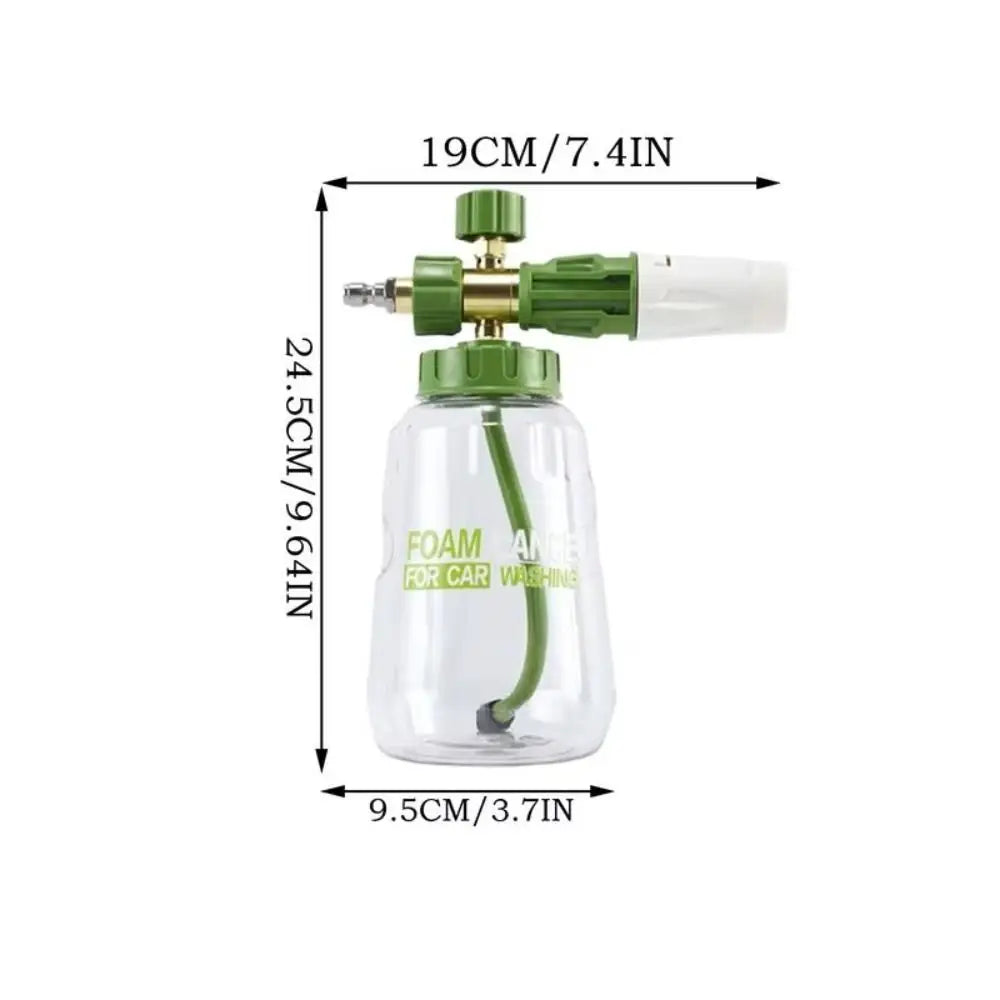 Convenient Thick Handle Car Washer Foam Generator Clear Snow Lance Zpaxo