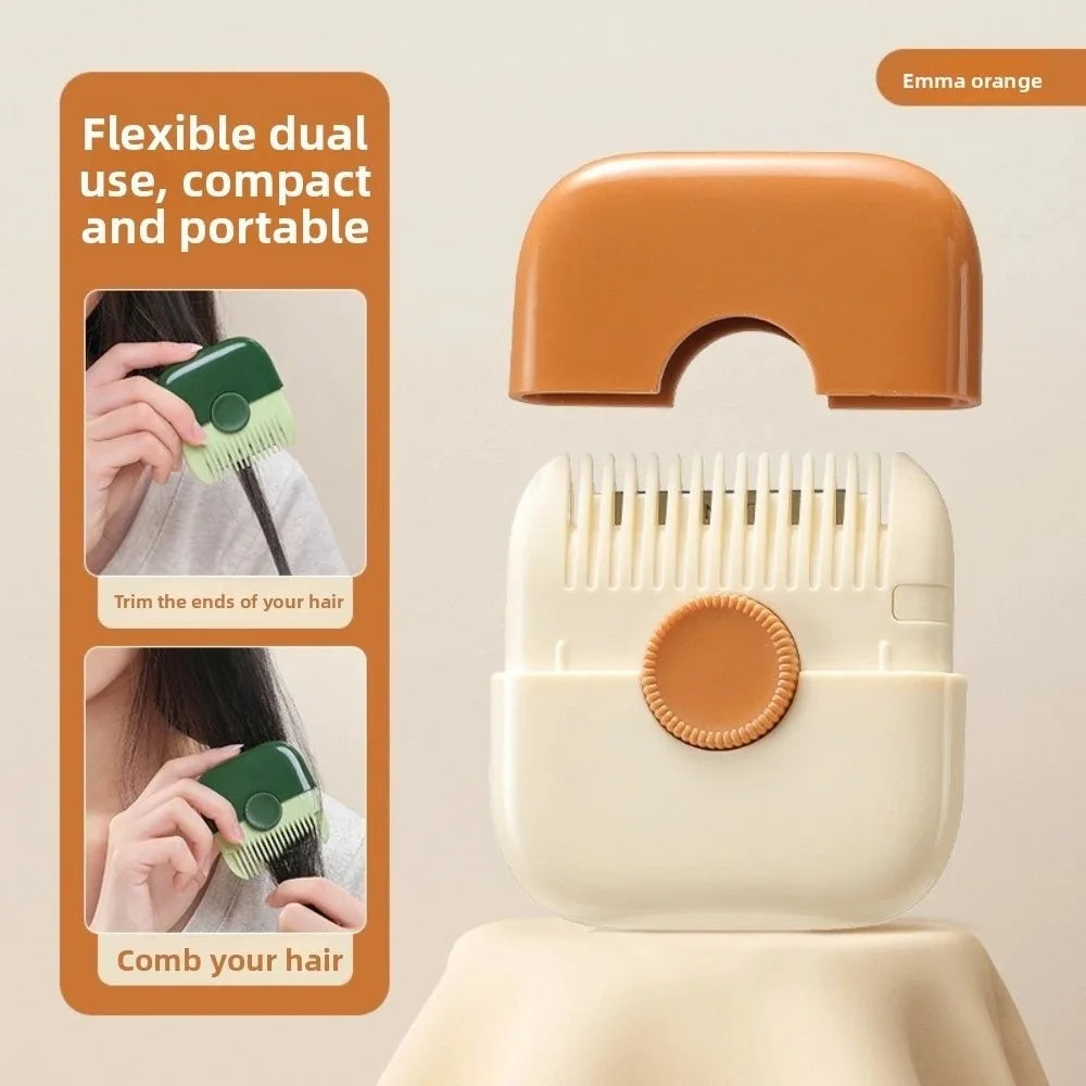 Multifunctional 1 Hair Trimmer Manual Dual Side Double Edge Razor Zpaxo Orange
