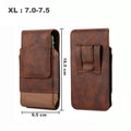 Universal Leather Men Waist Bag Mobile Phone Holster Pouch Iphone