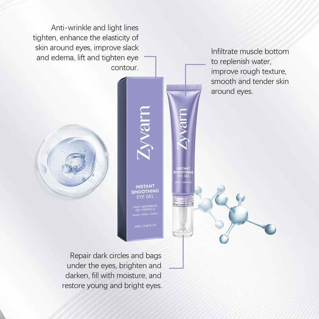 ZYVARN Instant Lift Eye Gel – Anti-Puffiness & Dark Circles Eye Treatment Gel Zpaxo