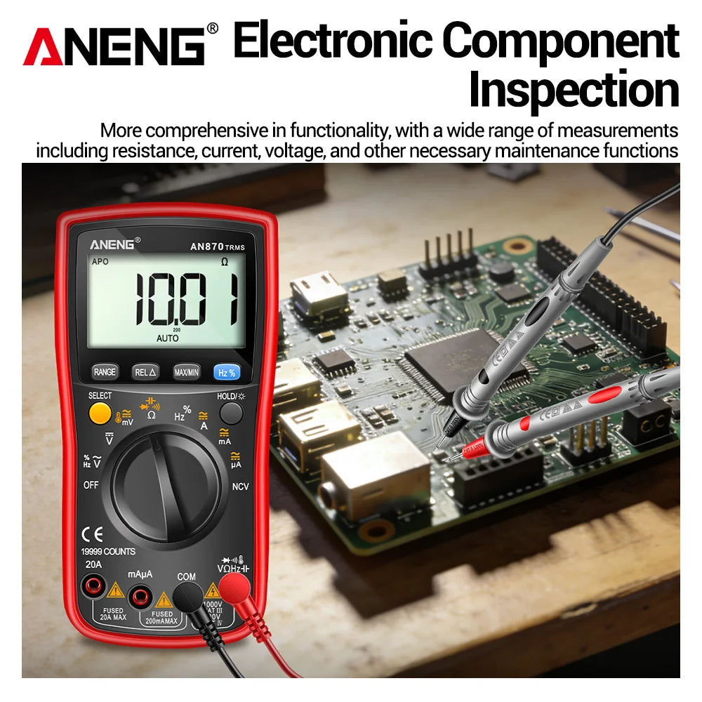 Automatic Shutdown Anti Fall Electrical Multi Meter 19999 Display Off