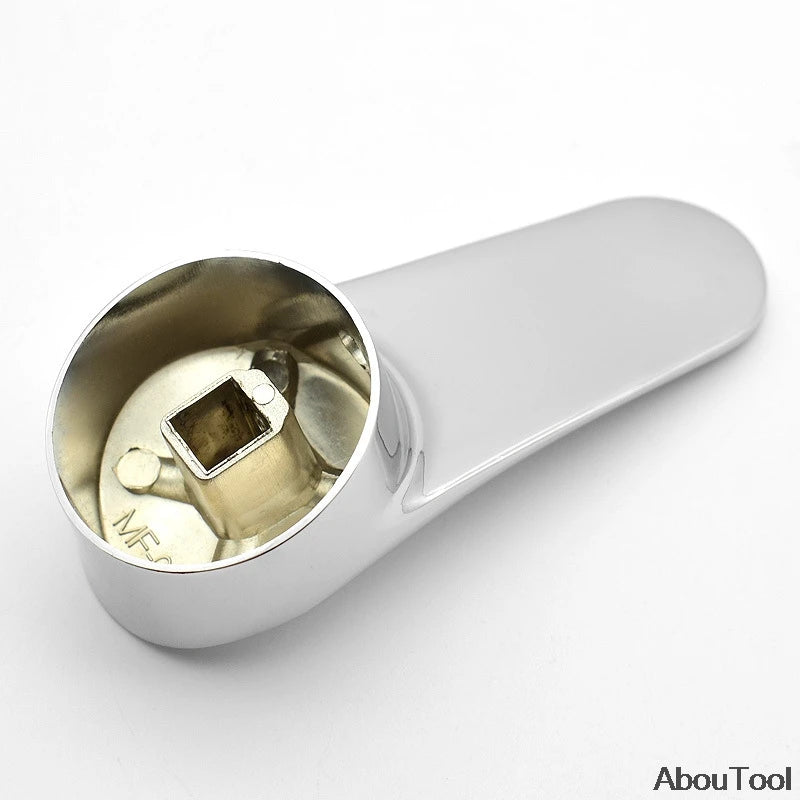 Bathroom Replacement Faucet Handle Chrome Plated Taps Accessories Zpaxo
