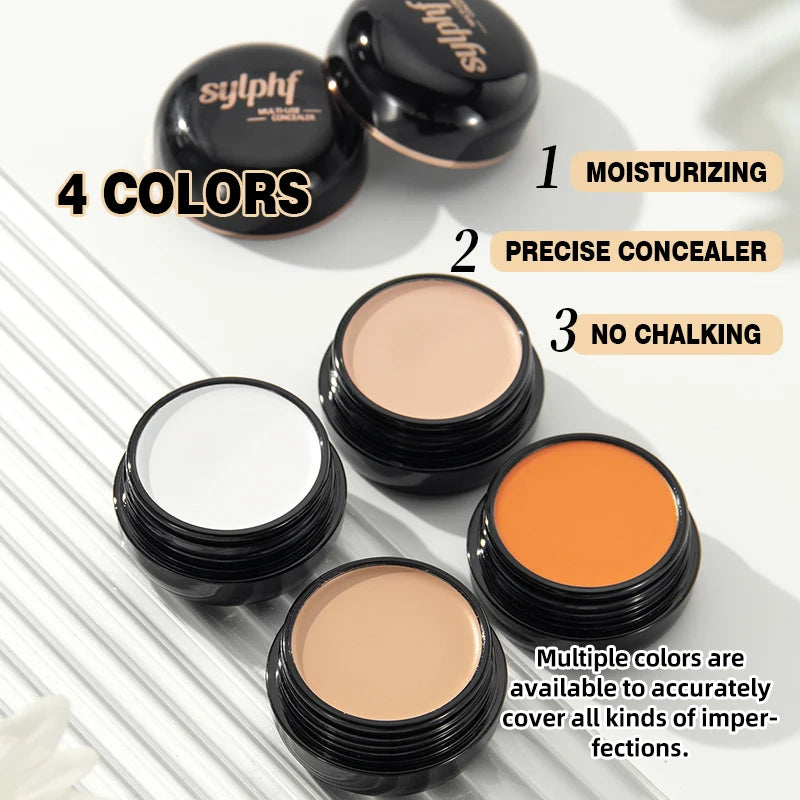 Concealer Durable Waterproof Lightweight Covers Defects Black Eye