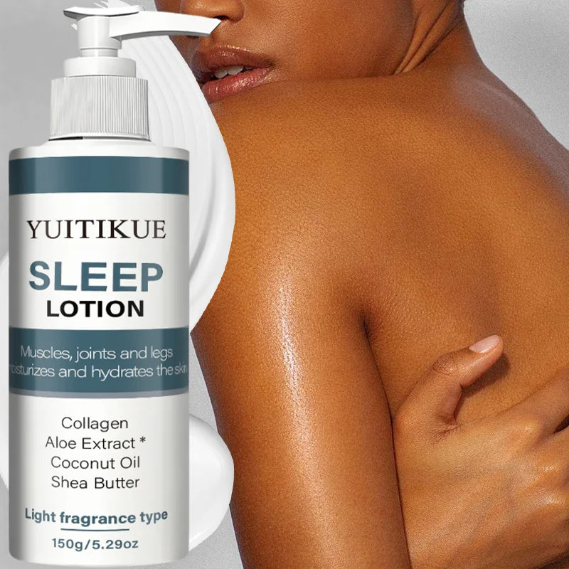YUITIKUE Sleep Lotion – Collagen & Aloe Vera Night Repair Body Cream Night Repair Body Lotion Zpaxo