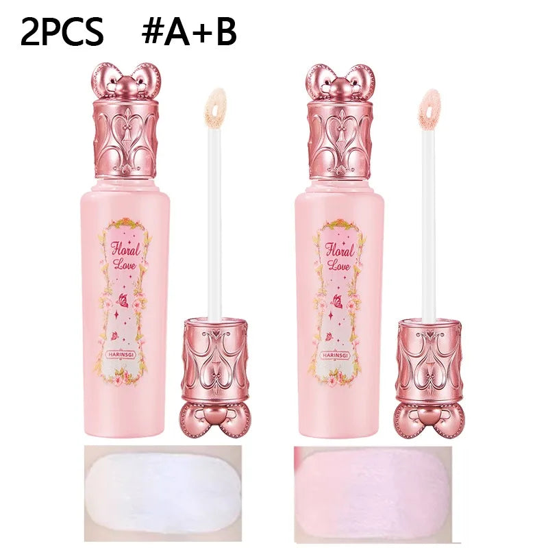 Pink Liquid Concealer Stick Whitening Lasting Moisturizing Cover Acne Zpaxo 2Pcs A and B