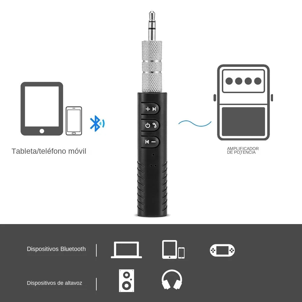 1 Car Wireless Bluetooth 5 0 Receiver Jack AUX Audio Cell Phone Zpaxo