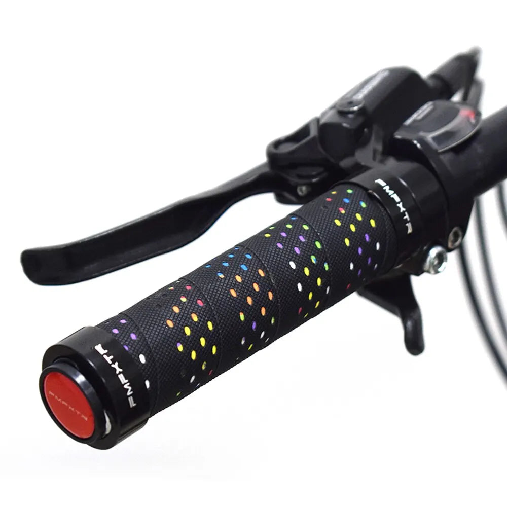 Anti-slip PPWrapped MTB Locking Handlebar Grips Soft Handle Lock Grips Comfortable Shockproof Bike Tape Grip Bicycle Accessories Zpaxo