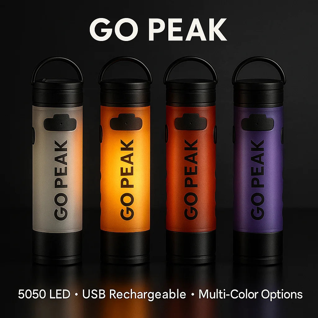 Gopeak 5050 Mini USB Rechargeable LED Pocket Flashlight Clip-on Hat Light Keychain Torch for Camping Hiking Outdoor Portable Zpaxo