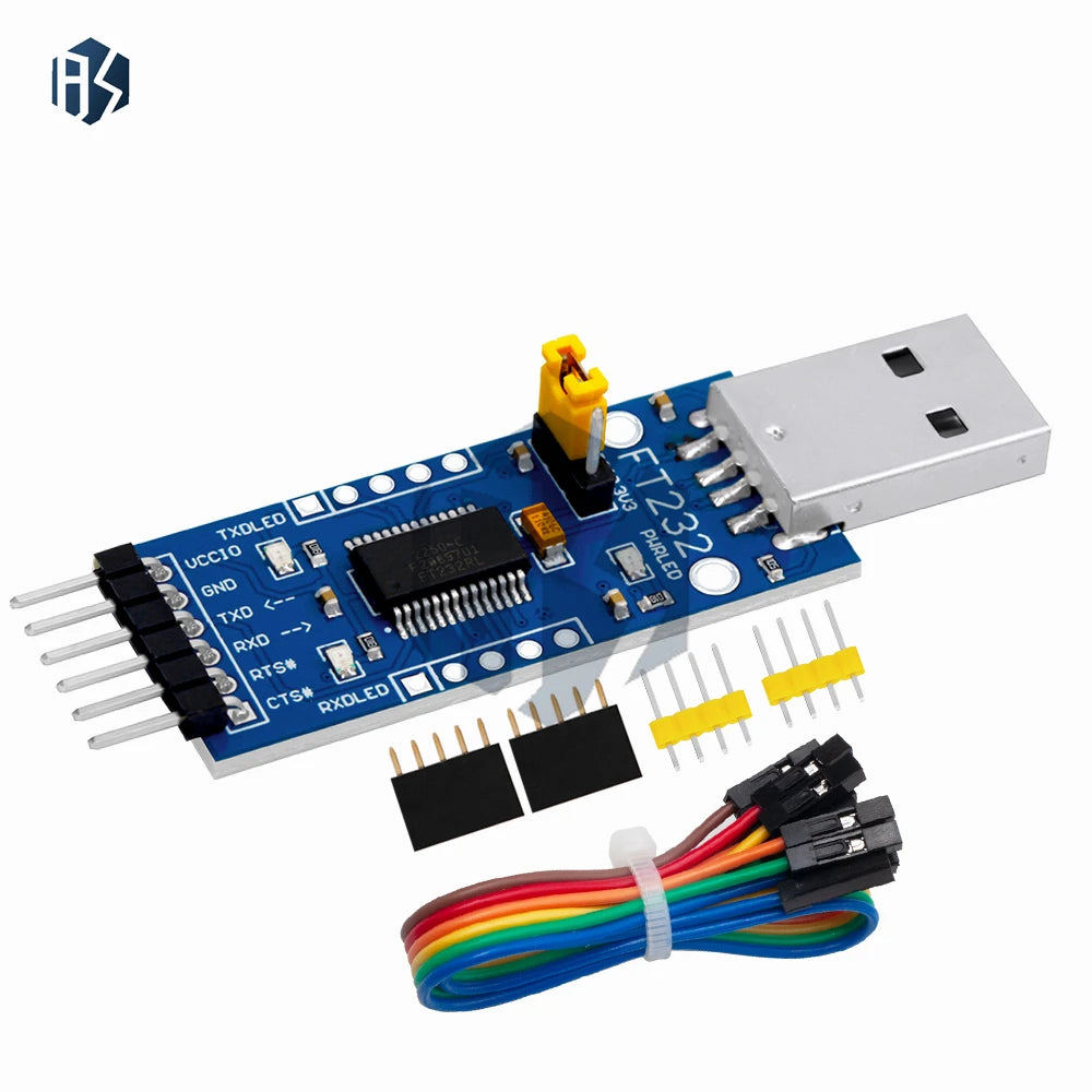 FT232RL USB to TTL Serial Module, Photoelectric Isolated FTDI Converter 3.3V/5.5V for Arduino DIY Projects Zpaxo