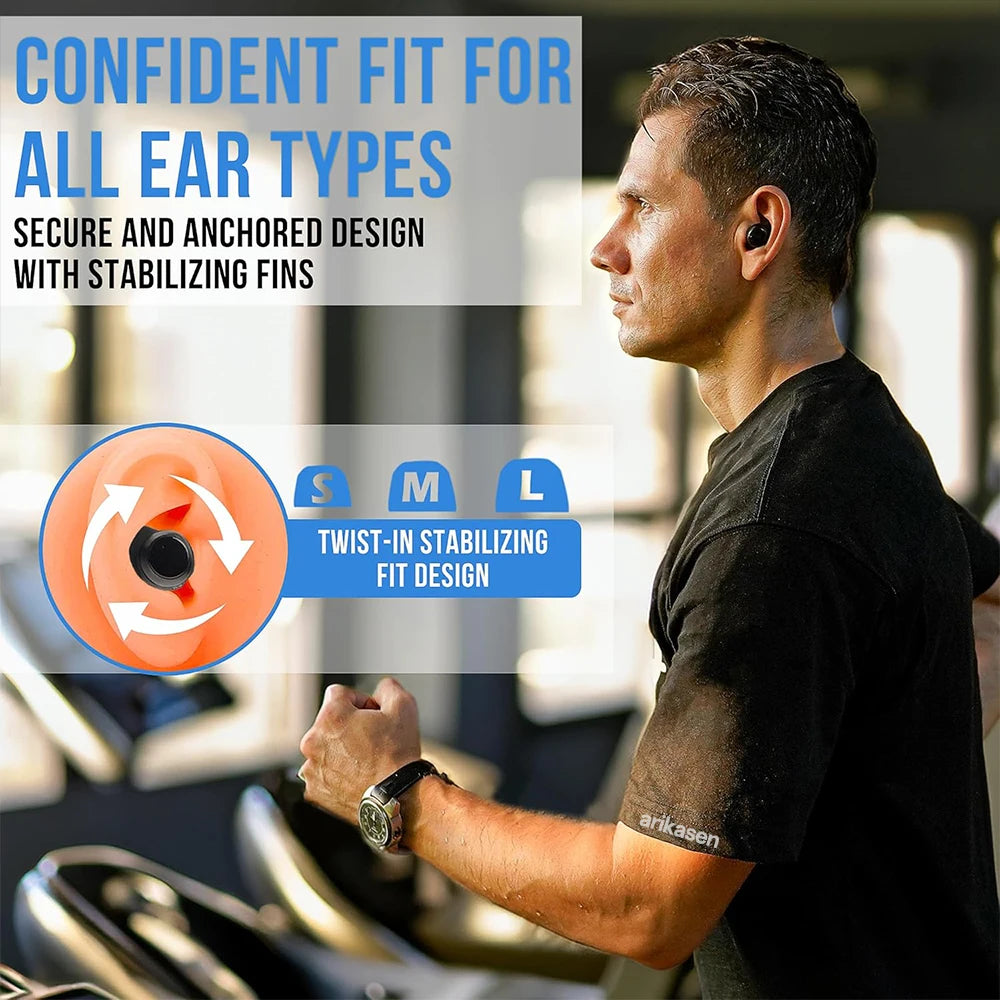 Bluetooth 5 3 Headphones True Wireless Waterproof Buds Charging Case