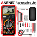 ANENG SZ853 Digital Multimeter 1999 Counts AC DC Voltage Current