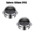 304 Stainless Steel Air Vent Round Wall Outlet Cover Ventilating Fan