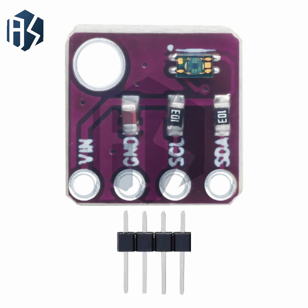 VEML6040 RGBW Sensor Module I2C Interface Ambient Light Intensity Zpaxo