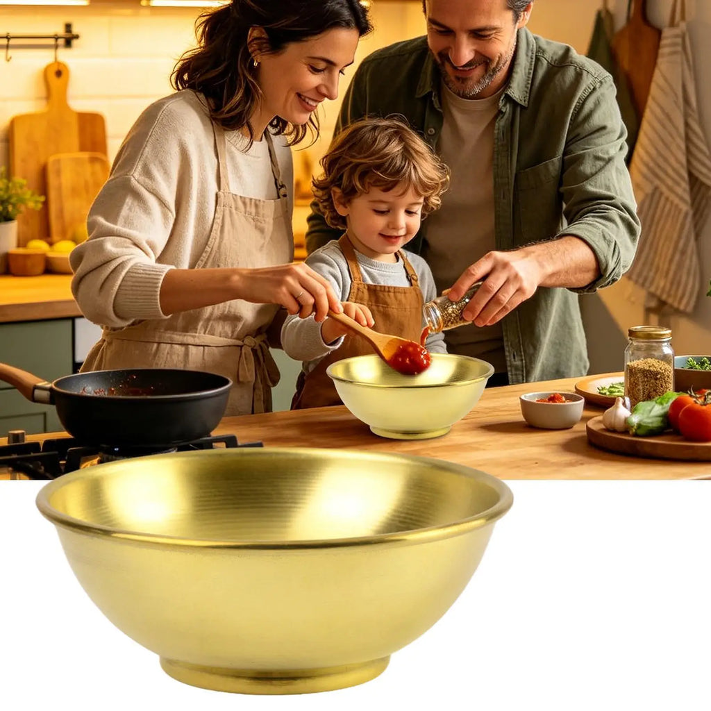 Copper Bowl Large Mixing Dish Bowls Multifunctional Salad Home