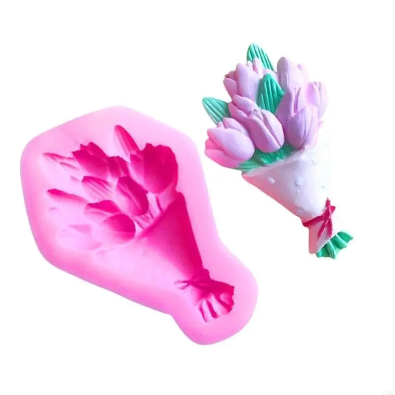Flower Bouquets Silicone Molds Candle Soap Candy Chocolate Cake