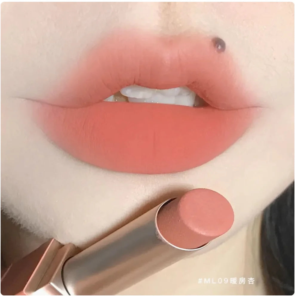 Into You Lipstick Matte Lip Mud Velvet Long Lasting Glaze Natural Zpaxo