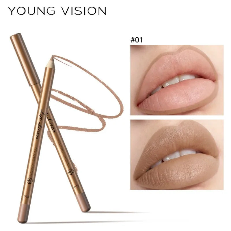 12 Matte Lip Liner Lipstick Pen Waterproof Long-lasting Smudge-proof
