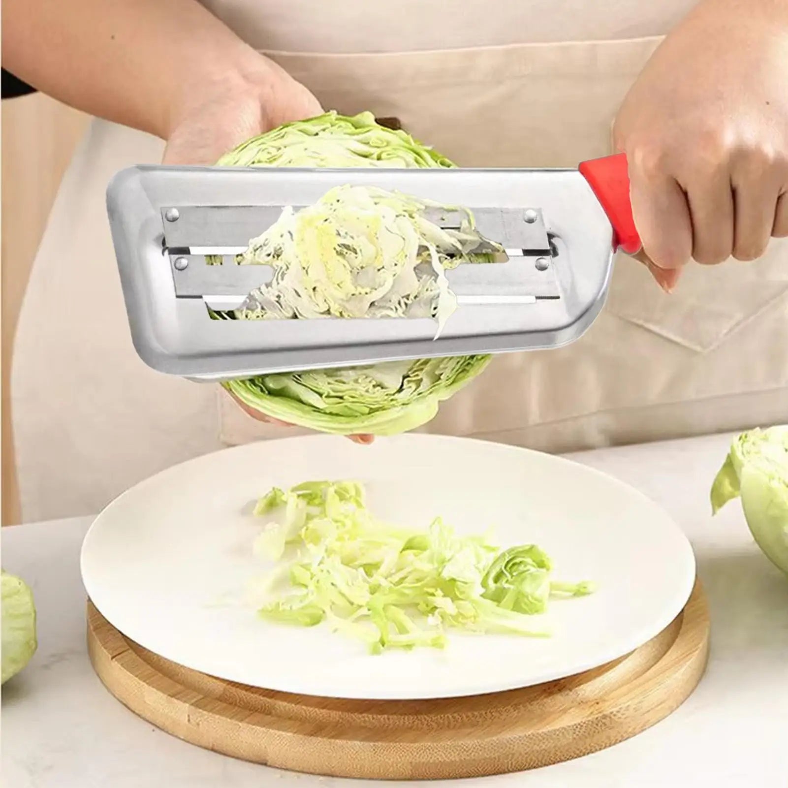 Stainless Steel Slicer Cabbage Double Grater Household Fruit