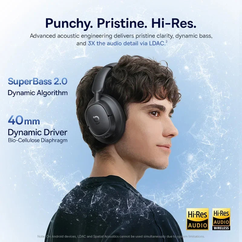 Baseus EH10 NC ANC Wireless Headphones 45dB Adaptive Hybrid Noise