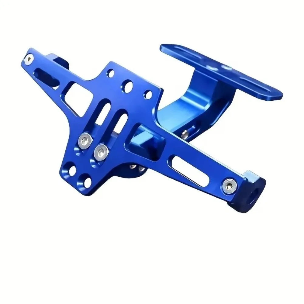 Aluminum Alloy Motorcycle Rear License Plate Mount Adjustable Zpaxo